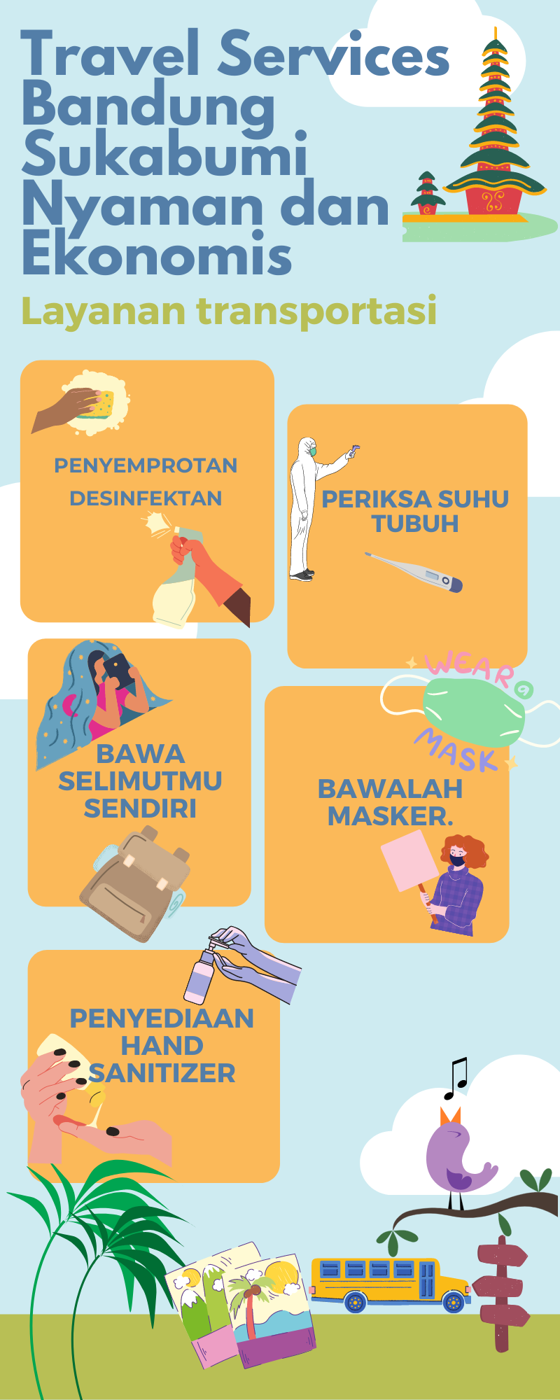 Rekomendasi Travel Bandung Sukabumi
